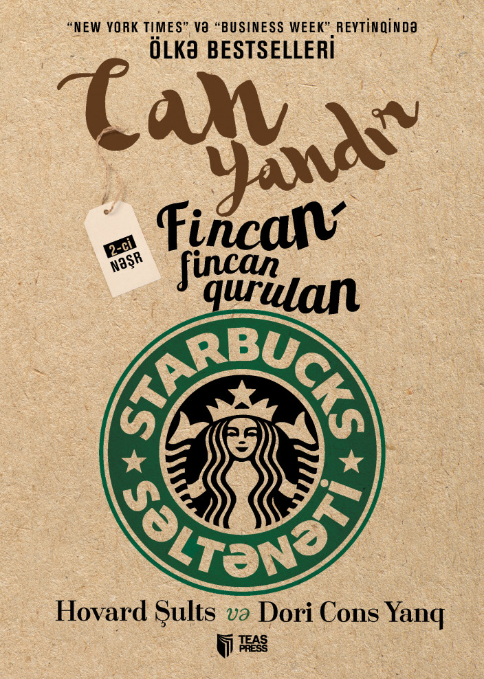 Fincan-fincan qurulan Starbucks səltənəti kitabı, əsəri, nəşri, çap məhsulu